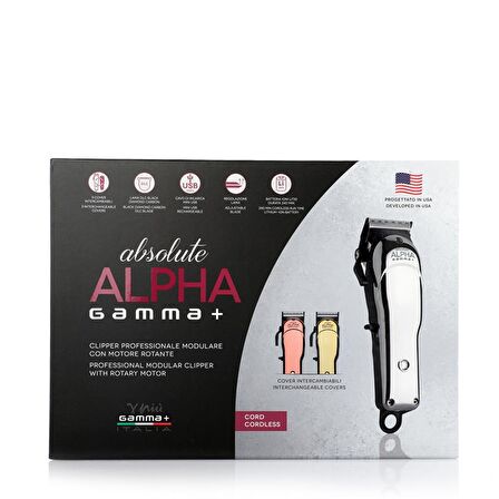 Gamma Absolute Alpha Clipper Şarjlı Kuru Sakal Kesme Makinesi 