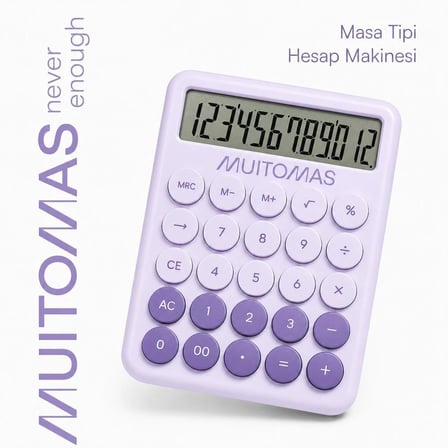 MUITOMAS HESAP MAKİNESİ LİLA