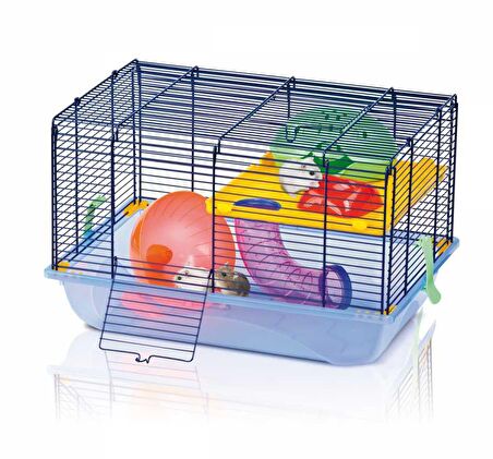 Imac Cricetti 9 Hamster Kafesi  Lacivert Mavi 45x31x29cm 06458