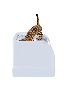 Imac Frida Çekmeceli Üstten Girişli Kedi Tuvaleti