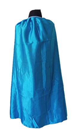 CADILAR BAYRAMI HALLOWEEN SATEN MAVİ PELERİN 78 CM