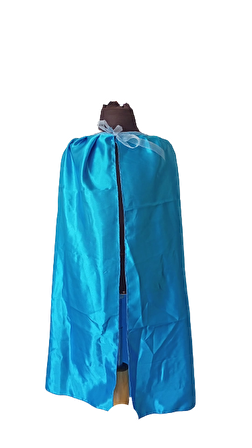 CADILAR BAYRAMI HALLOWEEN SATEN MAVİ PELERİN 78 CM
