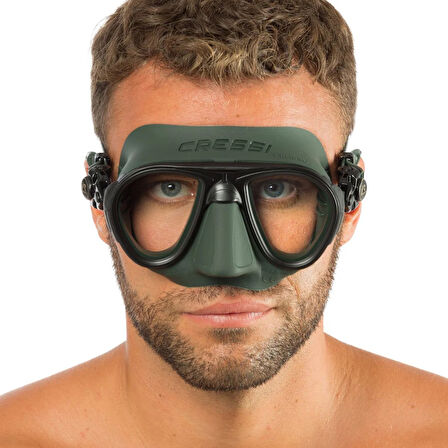 Cressi Calibro Dalış Maskesi Yeşil