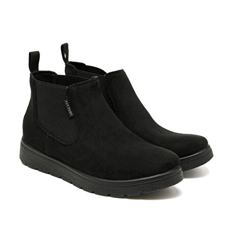 FlyFlot  Kadın Bot 45 U33 VX Fly Flot CLOTH WOMAN Ankle Boot Black