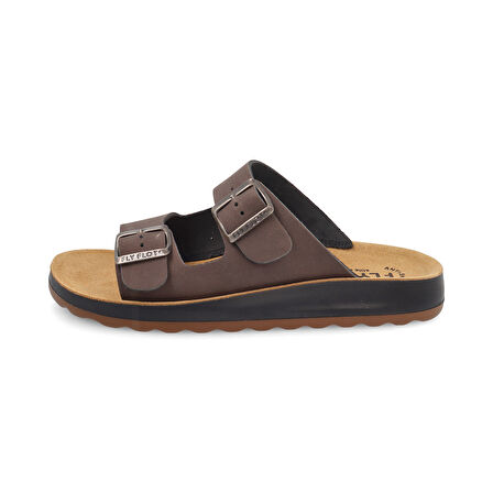 FlyFlot  Erkek Terlik 78 171 4C Fly Flot Slipper CASUAL 2507-Dark Brown