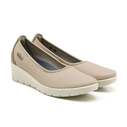 FlyFlot  Kadın Babet 18 X15 7X  Fly Flot Shoe 6009-Beige