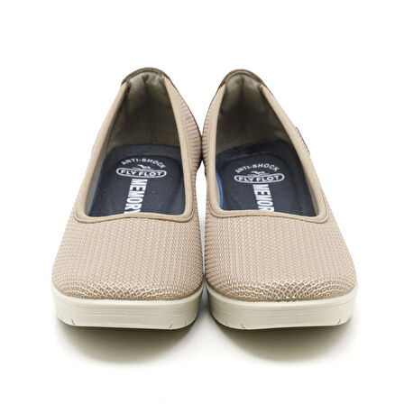 FlyFlot  Kadın Babet 18 X15 7X  Fly Flot Shoe 6009-Beige