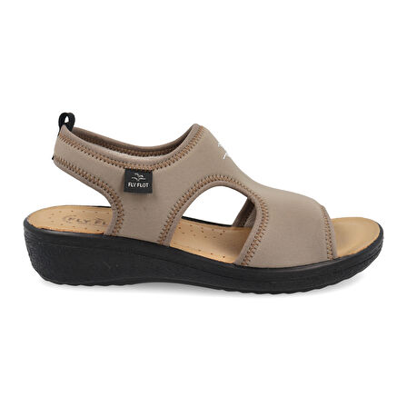 FlyFlot  Kadın Sandalet 55 E71 LB  Fly Flot Sandal 2004-Taupe