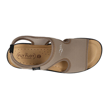 FlyFlot  Kadın Sandalet 55 E71 LB  Fly Flot Sandal 2004-Taupe
