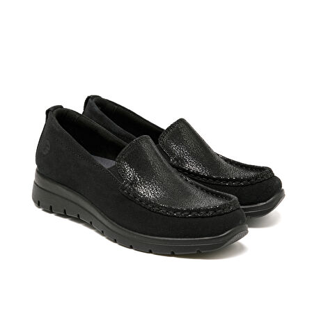 FlyFlot  Kadın Oxford ( Klasik) 27 Y35 BX Fly Flot LEATHER WOMAN Black