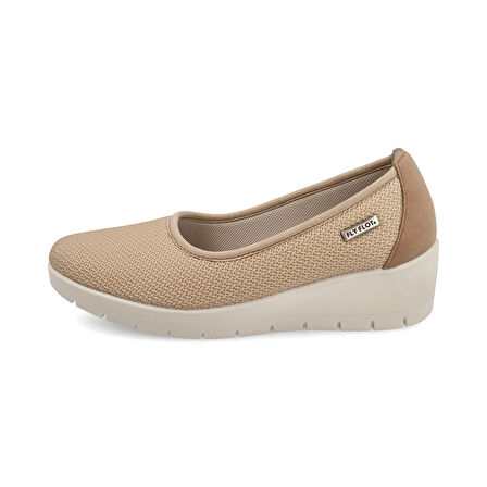 FlyFlot  Kadın Sneaker ( Günlük) 18 X15 78 Fly Flot Shoe PIUMATECH 6009-Beige