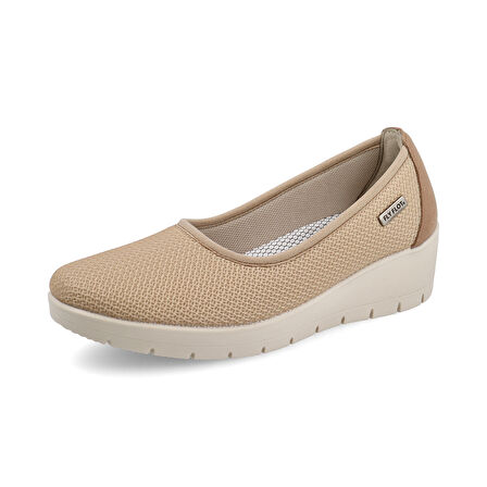 FlyFlot  Kadın Sneaker ( Günlük) 18 X15 78 Fly Flot Shoe PIUMATECH 6009-Beige
