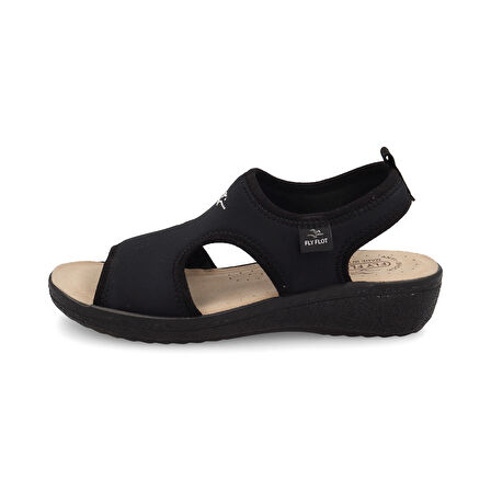 FlyFlot  Kadın Sneaker ( Günlük) 55 E71 LA Fly Flot Sandal FRESH 2003-Black