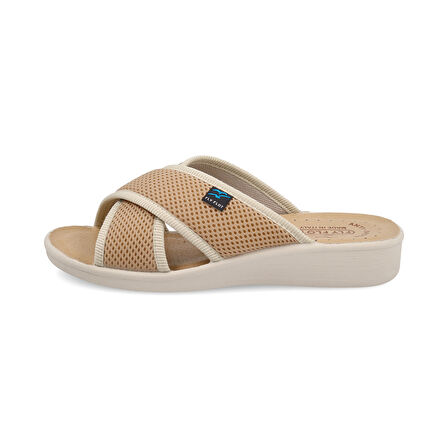 FlyFlot  Kadın Terlik 83 K24 FE Fly Flot Slipper FRESH 6009-Beige