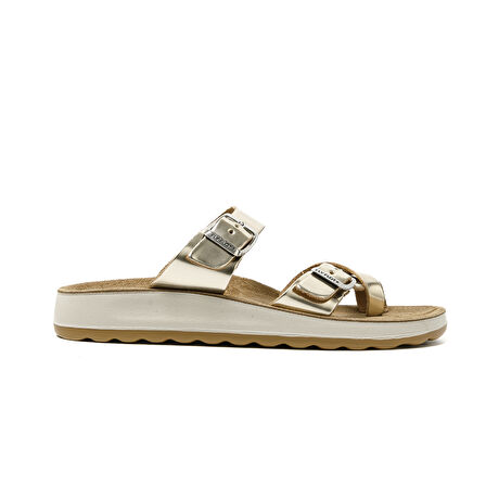 FlyFlot T4 429 FE Kadın Sneaker ( Günlük) 77 J68 ZC Fly Flot Slipper 6330-Gold