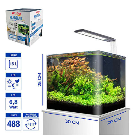 Amtra Nano Tank 15 Set 30x20x25 cm 15 Lt