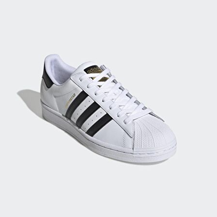 Adidas C77124 Superstar Beyaz-Siyah-Beyaz Erkek Spor Ayakkabı