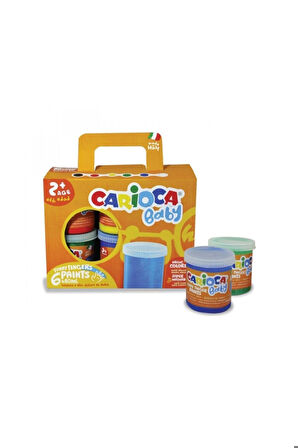 Baby Yıkanabilir Bebek Parmak Boyası 6 Renk X 80gr. Ko032