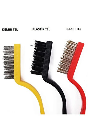 3’lü Tel Temizlik Fırçası Seti – Ocak, Fırın, Mangal, Airfryer ve Izgara Yağ & Pas Temizleyici