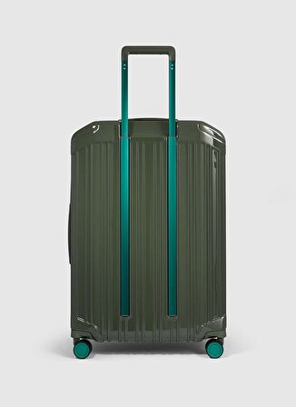 Piquadro Yeşil Çekçekli Sert Valiz BV6394PQLS3-Large