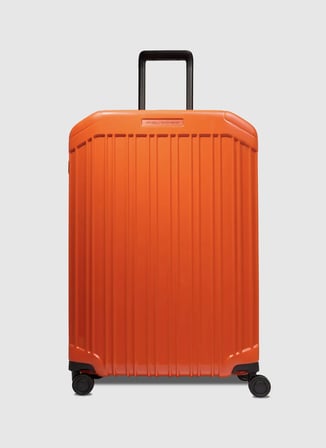 Piquadro Turuncu Çekçekli Sert Valiz BV6393PQLS2