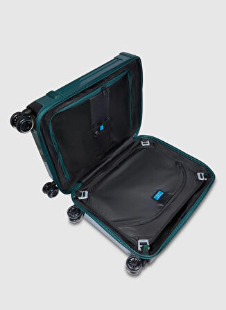 Piquadro Yeşil Çekçekli Sert Valiz BV4425POP/VE KABİN