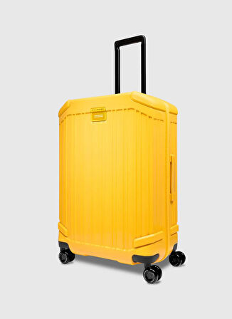 Piquadro Sarı Çekçekli Sert Valiz BV4427POP/G ORTA