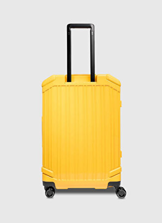 Piquadro Sarı Çekçekli Sert Valiz BV4427POP/G ORTA