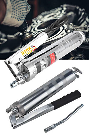 Sanayi Tipi  Dayanıklı Yüksek Basınçlı Gres Yağ Pompası 500 CC Büyük Boy Profesyonel Set