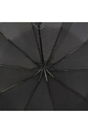 Elite Otomatik 3 Kırmalı Siyah Bay Şemsiye