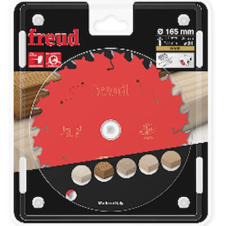 FREUD LCL6M  01062 Elmas Daire 165x24 İnce Ahşap Kesim