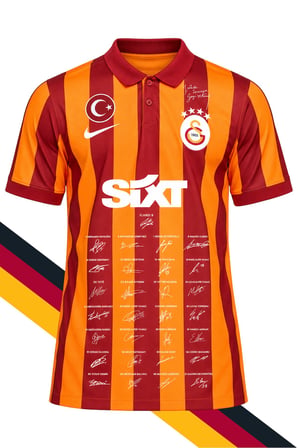Galatasaray 100.Yıl İmzalı Forma  Uv Kutu Hediyeli