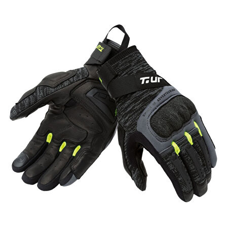 T.UR G-KNIT ELDİVEN SİYAH SARI