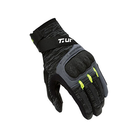 T.UR G-KNIT ELDİVEN SİYAH SARI