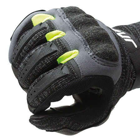 T.UR G-KNIT ELDİVEN SİYAH SARI