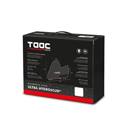 TAAC COVER ULTRA HYDROSCUD® SU GEÇİRMEZ MOTOSİKLET BRANDASI SİYAH