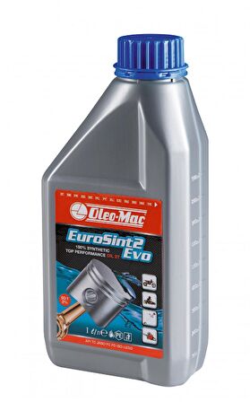 Oleomac 2 Zamanlı Motor Yağı 1 Litre Eurosint Tam Sentetik 