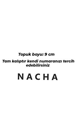 Kristen Krem Rugan Platformlu Rahat Kadın Ayakkabı