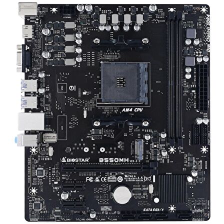 Biostar B550MH 4000Mhz OC S+V+GL DDR4 AM4 (ATX)