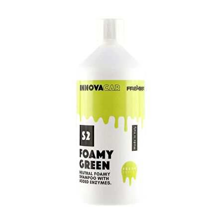 Fraber Innovacar S2 Foamy Yeşil Renkli Ph-Nötr Şampuan 1 Lt