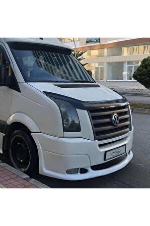 Volkswagen Crafter Ön Kaput Koruma Rüzgarlığı 3mm Akrilik (abs) Parlak Deflektör 2006-2012