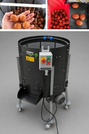 Kadıoğlu CKS 130EKOD Devir Ayarlı Ceviz Soyma Makinesi 170 Litre (90-110 KG)