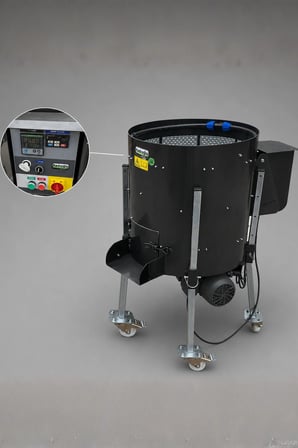 Kadıoğlu CKS 130EKOD Devir Ayarlı Ceviz Soyma Makinesi 170 Litre (90-110 KG)