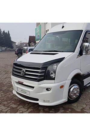 Volkswagen Crafter Ön Kaput Koruma Rüzgarlığı 3mm Akrilik (Abs) Parlak Deflektör 2012-2017