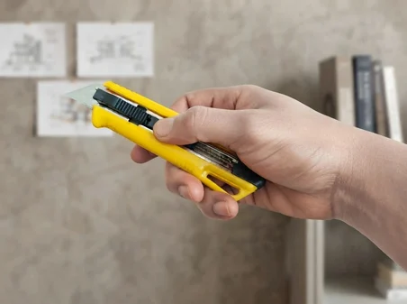 Noki Büyük Boy Profesyonel İş Güvenlikli Ergonomik Tasarım Maket Bıçağı