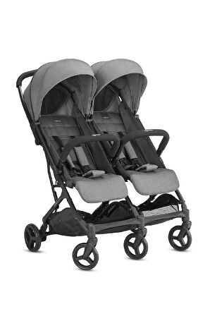 Inglesina Twin Sketch Tek El Tek Hamle ile Katlanıp Açılan İkiz Bebek Arabası