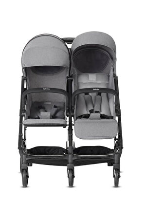 Inglesina Twin Sketch Tek El Tek Hamle ile Katlanıp Açılan İkiz Bebek Arabası