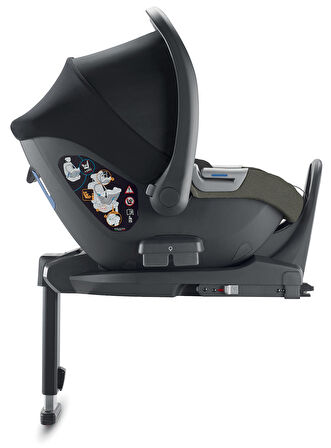 Inglesina Darwin Infant I-Size Gr 0+ Isofixli Oto Koltuğu Gri