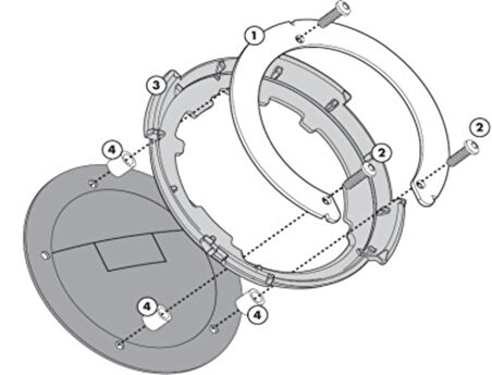 Kappa BF01K Depo Üstü Çanta Aparatı (Suzuki)