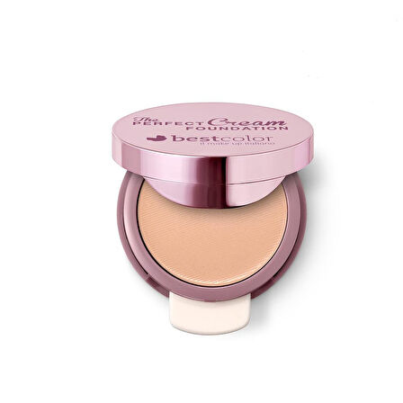 Best Color Kompakt Fondöten Pembe Altın 01 Fondöten